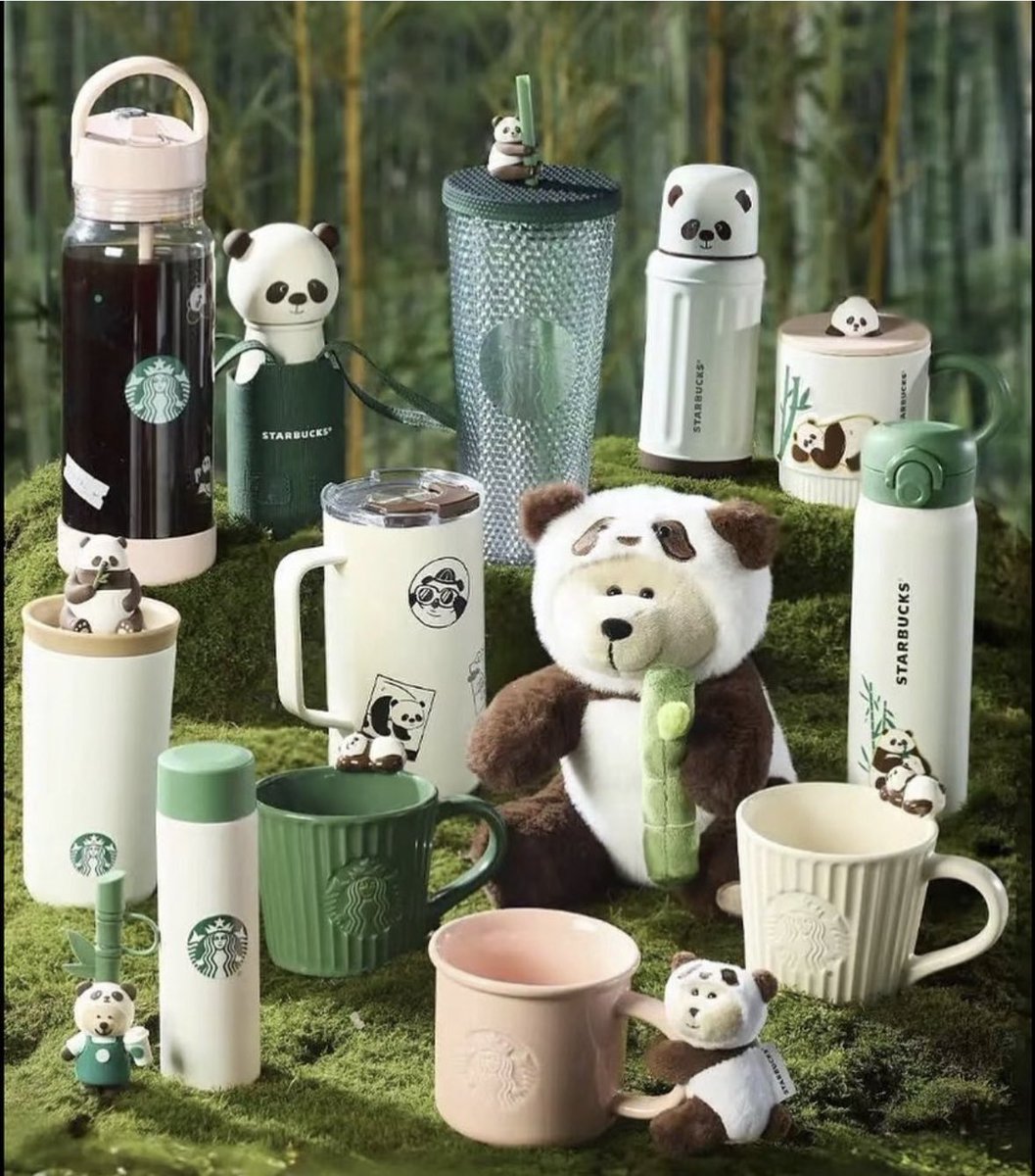 중국 스타벅스  가을 MD 판다 시리즈 
✔️출시일 국경절 연휴 10/1 발매예정