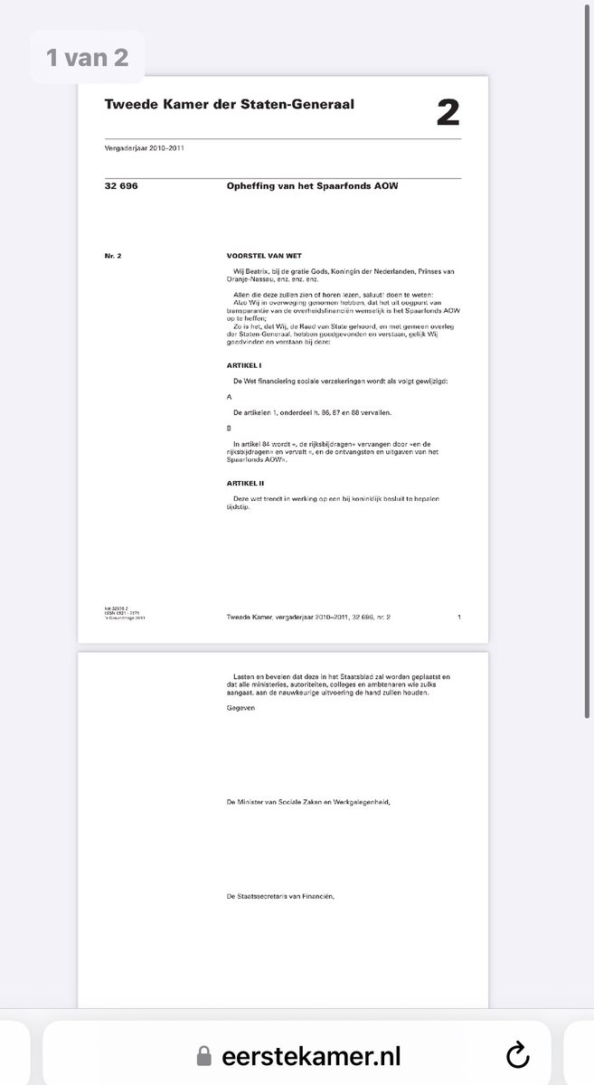 Wftproof's tweet photo. “Om dit inzichtelijk te maken is in 1998 het AOW Spaarfonds ingesteld. […] De omvang van het vermogen zal in 2020 circa €125 miljard bedragen.”

[2005] 

In 2011, het jaar dat ‘oliemannetje’ Jan Kees de Jager (CDA) (goed vriendje van Grapperhaus) minister van Financiën was tijdens kabinet Rutte I (2010-2012), werd het AOW Spaarfonds met een erg vaag verhaal opgeheven door staatssecretaris van Financiën (Frans Weekers, VVD) en minister van Sociale Zaken & Werkgelegenheid (Henk Kamp, VVD); er zou helemaal geen fonds zijn. 

Het fonds was inmiddels gevuld met circa € 45,5 miljard, welk vermogen geheel belegd was in staatsschulden van en bij de Nederlandse Staat .

https://t.co/J2Xdc2UB4r

Wat is er écht met het vermogen van dit AOW Spaarfonds gebeurd? 

In 2009 werden er illegale clearing huizen onder ABP en PFZW opgericht (lees Worst Bank Scenario) en namen de ‘repo’s’ (gedekt lenen) van ING/NN af met €43 miljard. De OTC derivatenpositie nam toe met €43 miljard. Ook boekte ING/NN €73,9 miljard af aan de activa- en passiva zijde ‘vanwege IFRS 7”.

Inmiddels weten we (Worst Bank Scenario) dat 2008 het startschot was voor een omvangrijke (illegale) operatie van OTC derivaten en onderpandbeheer (liquiditeitenbeheer => liquiditeitscrisis) van systeembanken en pensioenfondsen/verzekeraars. 

Deze onderpandoperatie was (is) de opmaat naar:

 1. een nieuw ‘multipolair’ financieel blockchain stelsel (Bretton Woods) van zakenbanken/vermogensbeheerders als Goldman Sachs, BlackRock etc. zonder dollar als reservemunt; en

2. het vervolmaken van de monetaire unie (transferunie). 

Banken zijn de tegenpartij van pensioenfondsen/verzekeraars en hebben jarenlang (zeer lucratief) het rente-/valutamanagement van henzelf én dat van hun vermogensbeheerder (pensioenfondsen en verzekeraars) in-house (binnen de groep) uitgevoerd zonder adequaat onderpandbeheer (liquiditeitenbeheer). In Nederland bedroeg dit onderpandtekort €200 miljard. Europees meer dan €3500 miljard. 

Om dit probleem op te lossen verlaagde de ECB de rente sterk vanaf 2008, werd de EU garantieregeling in dat jaar gelanceerd en ging ECB deze onderpandtekorten aanvullen door het upgraden van onderpand (garbage in, cash out) met het opkoopprogramma. 

Waar komt die €200 miljard vandaan? Is (zijn) het AOW Spaarfonds (en AWBZ gelden) misbruikt om dit omvangrijke onderpandtekort te verhullen? 

Wat is er met het AOW Spaarfonds gebeurd (en met het ‘gat’ van > €70 miljard AWBZ gelden (dat later nog veel hoger bleek te zijn) waar @RenskeLeijten (en klokkenluider @Yvonbrinkerink) jarenlang om heeft (hebben) gevraagd (zie 👇🧵). 

@MvRooijen zou u het rapport van de Algemene Rekenkamer van 2011 over het AOW Spaarfonds kunnen opvragen? Dat is namelijk nooit gepubliceerd. Wellicht weet @EduardBomhoff nog wat inside informatie over het optuigen vanhet AOW Spaarfonds eind jaren ‘90/begin van deze eeuw. 

Het verhullen van deze omvangrijke operatie MOET STOPPEN. Teveel instituties (zelfs @rbankamsterdam met gemanipuleerde prejudiciële vragen!) moeten meewerken om de deksel op de beerput te houden, terwijl de poep al op het plafond zit. Mensen die (al dan niet vrijwillig) betrokken zijn worden ernstig ziek of stappen zelfs uit het leven. Advocaten zoals ik staan voor de kat z’n viool in de rechtszaal, omdat aangedragen feiten en omstandigheden over dit liquiditeitsrisico (afgewenteld op ondernemers en semipublieke instellingen met de liquiditeitsopslag) gewoon genegeerd worden. Bovendien ben ik inmiddels meer dan 10 jaar onterecht klokkenluider, hetgeen een zware wissel trekt op mijn zakelijke en persoonlijke leven. 

De rekensommen en verborgen agenda’s moeten openbaar worden gemaakt zodat het puin geruimd kan worden, de echte daders gestraft kunnen worden en de democratische rechtsstaat hersteld kan worden. 

https://t.co/m67e75Numo

🧵👇

#netwerkcorruptie #onderpandfraude

https://t.co/163nS50QYE