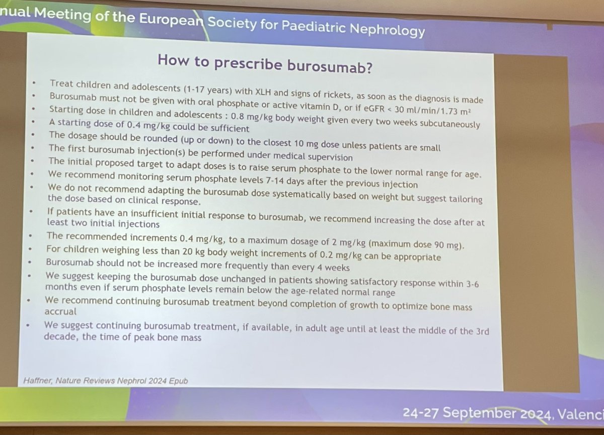 Lucile Figueres (@lucilefigueres) on Twitter photo XLH by <a href="/J_Bacchetta/">Justine BACCHETTA</a> #ESPN2024 . How to prescribe burosumab ? Everything you need to know in one slide (4th picture) ! XLH by <a href="/J_Bacchetta/">Justine BACCHETTA</a> #ESPN2024 . How to prescribe burosumab ? Everything you need to know in one slide (4th picture) !
