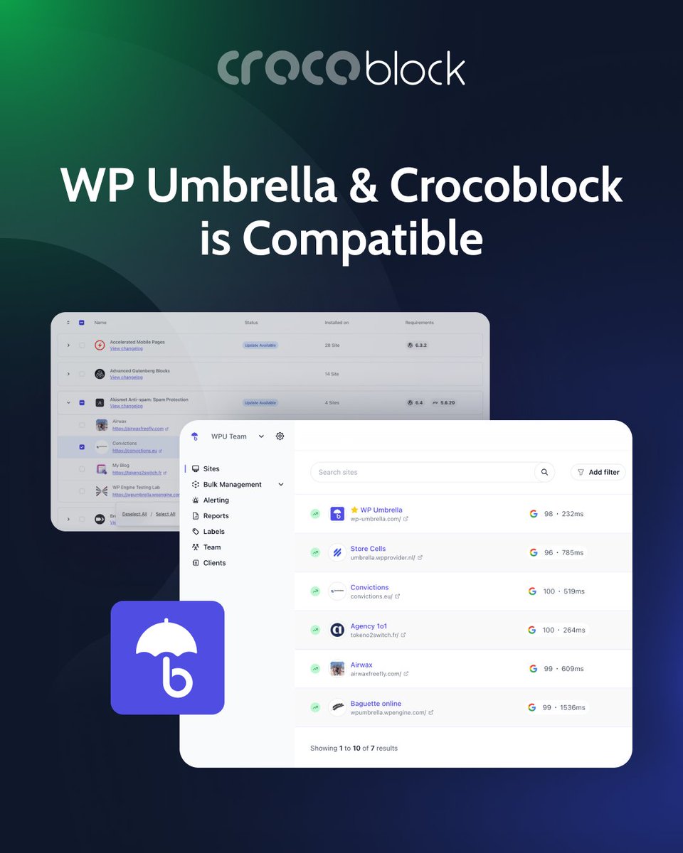MRcrocoblock's tweet image. 🌟 Have you heard about @wpumbrella? 🌟

We tested its compatibility, and it&apos;s a perfect match! ✅

💡 Want to see how it works with #JetPlugins? Check out our latest blog post for all the details:
out.crocoblock.com/4gDXL0P 

#WordPress #JetPlugins #WPDevelopment