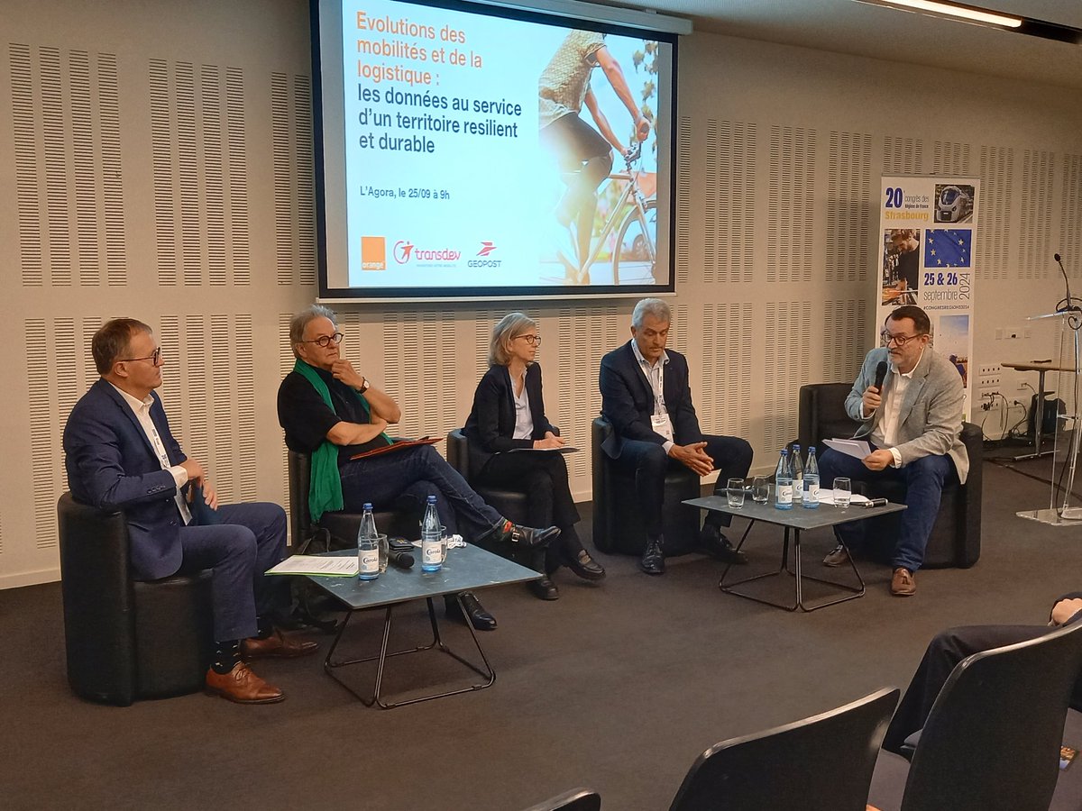 "Habiter ce n'est pas seulement resider" <a href="/coldefy_jean/">Jean Coldefy</a> "Évolutions des mobilités et de la logistiqu: les données au service d'un territoire résilient et durable" #Congrès <a href="/Regionsdefrance/">Régions de France</a> <a href="/transdevFR/">Transdev France</a> <a href="/orange/">Orange</a> <a href="/OrangeGrandEst/">Orange Grand Est</a> <a href="/Geopost_news/">Geopost</a>