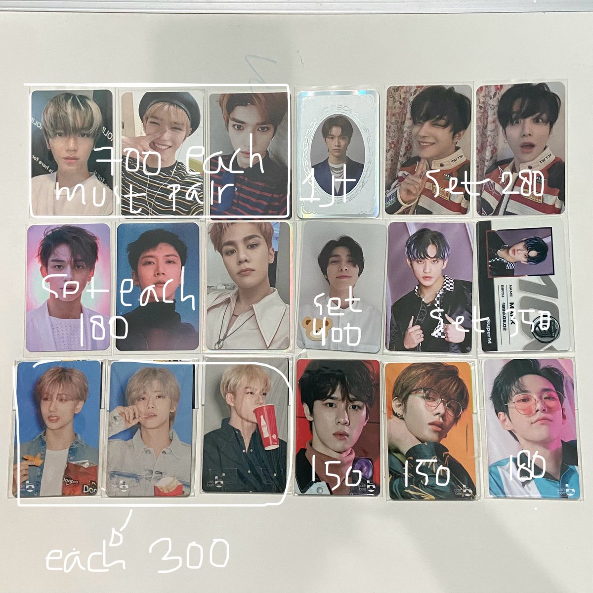 twinkleJisung's tweet photo. UPDATE DISKON HARGA!!!!

엔시티 mark taeyong jungwoo sungchan ten kun hendery jeno jaemin yuta doyoung 포카 양도 #jualyo

T. Neocity bus 2018 cashbee collect book kolbuk special yearbook hehet punch boom keyring https://t.co/zxBBepjBlN