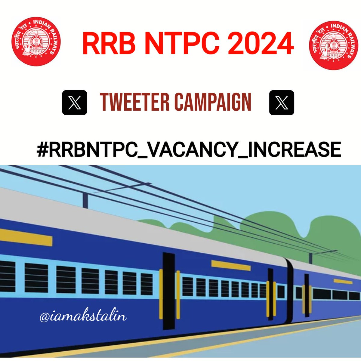 Sumit33827733's tweet photo. #RRBNTPC_VACANCY_INCRESE railmantri aswani vaisnav@ pmnarendra modi https://t.co/HI3P4kLEHv