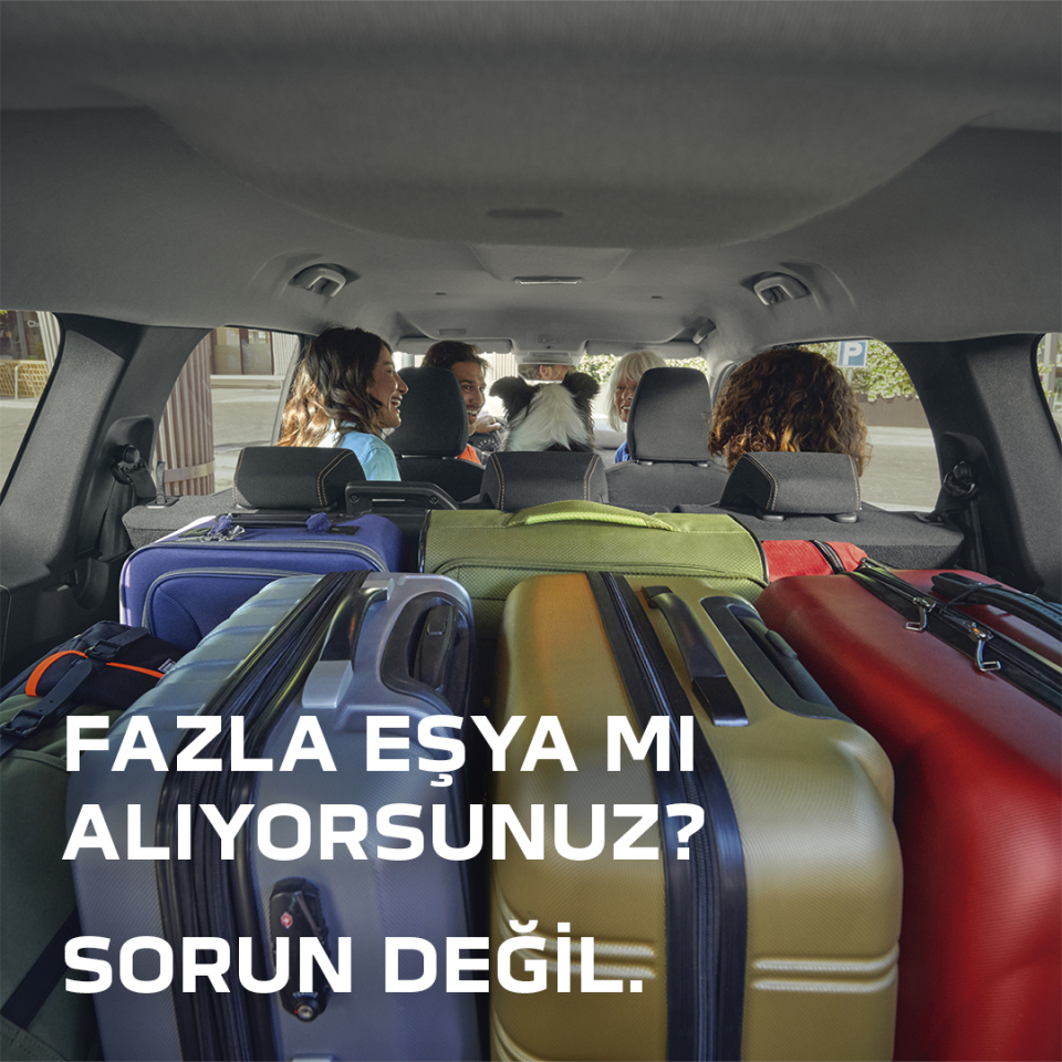 Tüm hafta sonu ''ihtiyaçlarınız" #DaciaJogger'ınıza sığabilir.
 
#HepsiBirAraba
 
Gösterilen özellikler Türkiye’de satılan araçlarda bulunmayabilir; farklılık gösterebilir.