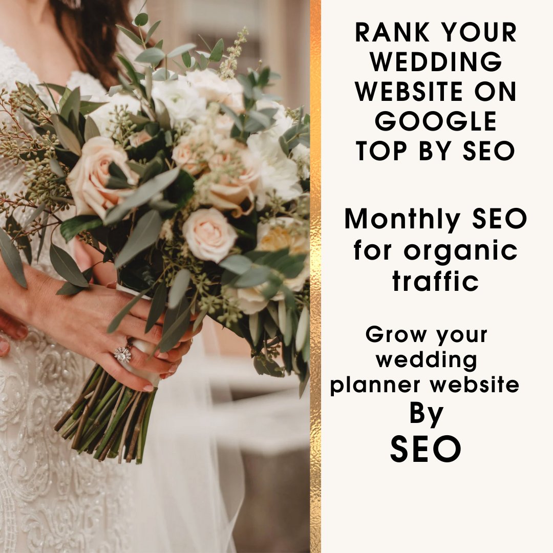 "How to Rank Your Wedding Website Higher on Google"

#seoservice #seo  #offpageseo #localseo #onpageseo #technicalseo #marktingagency #searchengineoptimization #backlinks #dofollow #seowebsite  #internallinking #wedding #event #weddingphotography #weddingservices #eventplanner