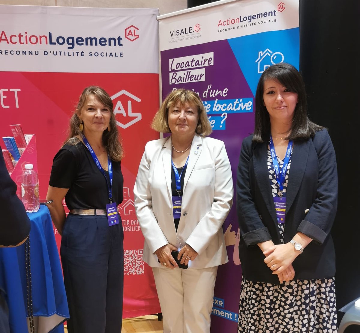 🏡 Retour sur les 6èmes assises de l'immobilier avec la Présidente de l' #UNIS, Danielle Dubrac avec qui nous partageons des valeurs communes, notamment le rôle essentiel de Visale.fr pour favoriser l’accès au logement des jeunes et des salariés modestes.