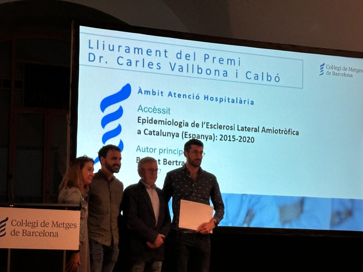 Accèssit del Premi Dr. Carles Vallbona i Calbó per al Dr. <a href="/BertranBernat/">Bernat Bertran</a> 

El metge adjunt del Servei de #Neurologia i investigador de l’<a href="/HMar_research/">HMar Research Institute</a>, ha rebut el guardó a l’#ActeProfessioCoMB organitzat pel <a href="/COMBarcelona/">Col·legi Metges BCN</a> 

hospitaldelmar.cat/ca/noticies/vi…