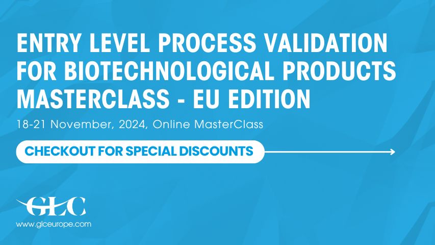 GLC_Europe's tweet image. 'Process validation ensures consistent quality in biotechnological products'
Register now for Entry Level Process Validation for Biotechnological Products MasterClass by Myléne Talabardon: bit.ly/3XTiDdd
#glceurope #masterclass #processvalidation #biotechnology