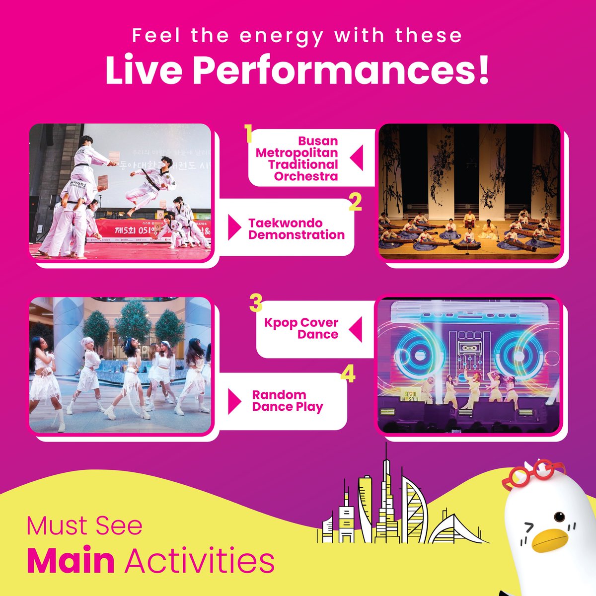 DFCMall's tweet image. Busan meets Dubai at Festival Bay! Visit the Busan Festival on September 29th from 6:30pm - 10:30pm to celebrate rich culture, performances, and exciting activities at #DFCM!