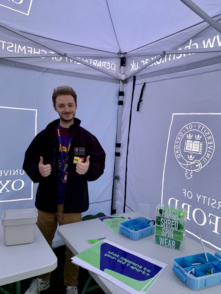 The <a href="/merckgroup/">Merck</a> Curiosity Cube has landed in OX4. 🤩

We’re having fun w/ 3 practicals that encourage young people to explore the role of science in the pursuit of sustainability. 👕♻️🌍

TY <a href="/GreyfriarsOx/">Greyfriars Catholic School</a> &amp; St Frideswides for hosting us. <a href="/OxOutreach/">Oxford Undergraduate Admissions</a> <a href="/mplsoxford/">MPLSOxford</a> <a href="/OxfordChemistry/">Oxford Chemistry</a>