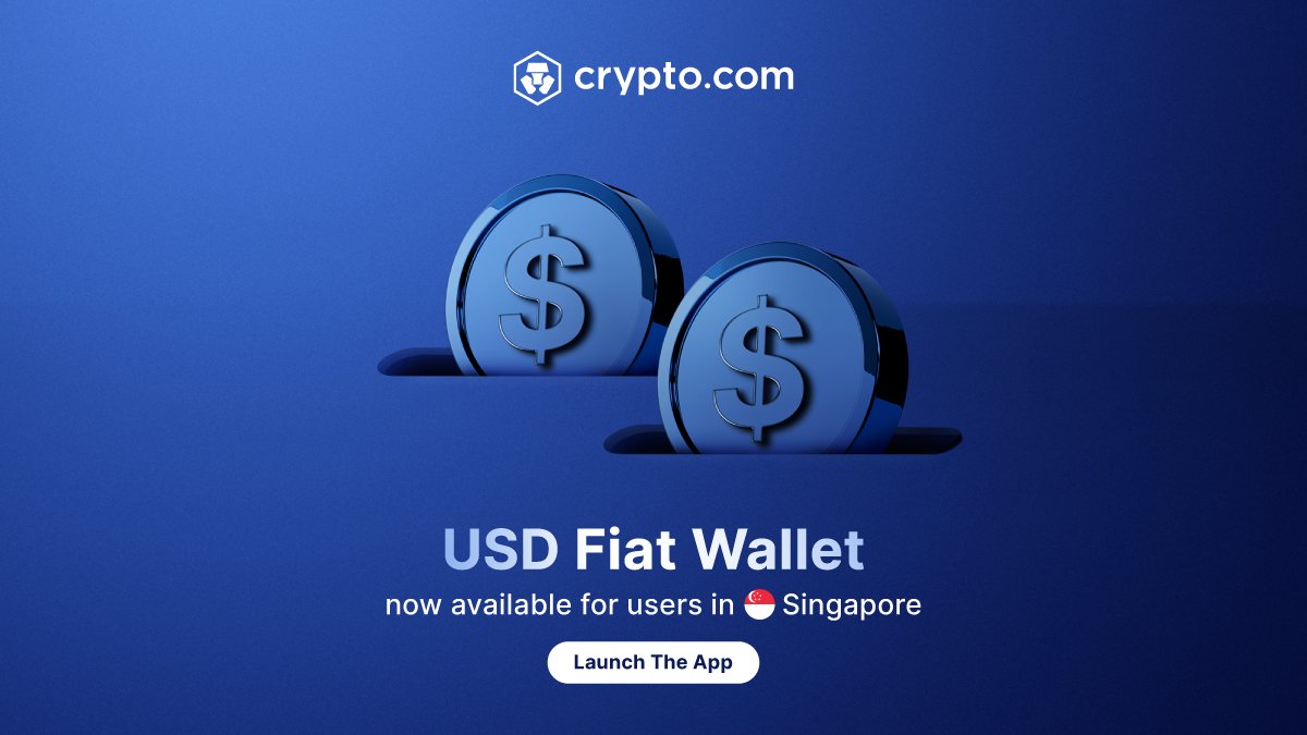 🇸🇬 Singapore users, you can now transfer funds to and from your USD Fiat  Wallet via SWIFT! ✔️Quick setup ✔️Secure transactions ✔️More on/off ramp  options Set up your USD Fiat Wallet now