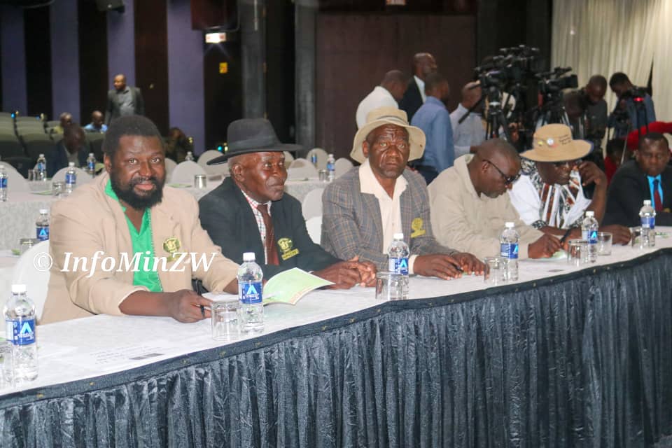 MvoEd's tweet photo. HE @edmnangagwa has arrived at HICC where he is officiating at the  handover of replacement vehicles to Chiefs. The new vehicles will enable the Chiefs to carry out their daily duties effectively.
#Vision2030 https://t.co/HtwIaKWvLR