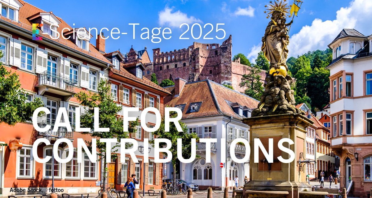 Reminder: Die Deadline für Beiträge für die #ESciTage 2025 ist am 30.09.24. Gesucht werden Präsentationen, Lightning Talks und Poster zum Motto „Research Data Management: Challenges in a Changing World“ e-science-tage.de/de/CFC2025 #Forschungsdatenmanagement #ResearchData #OpenScience