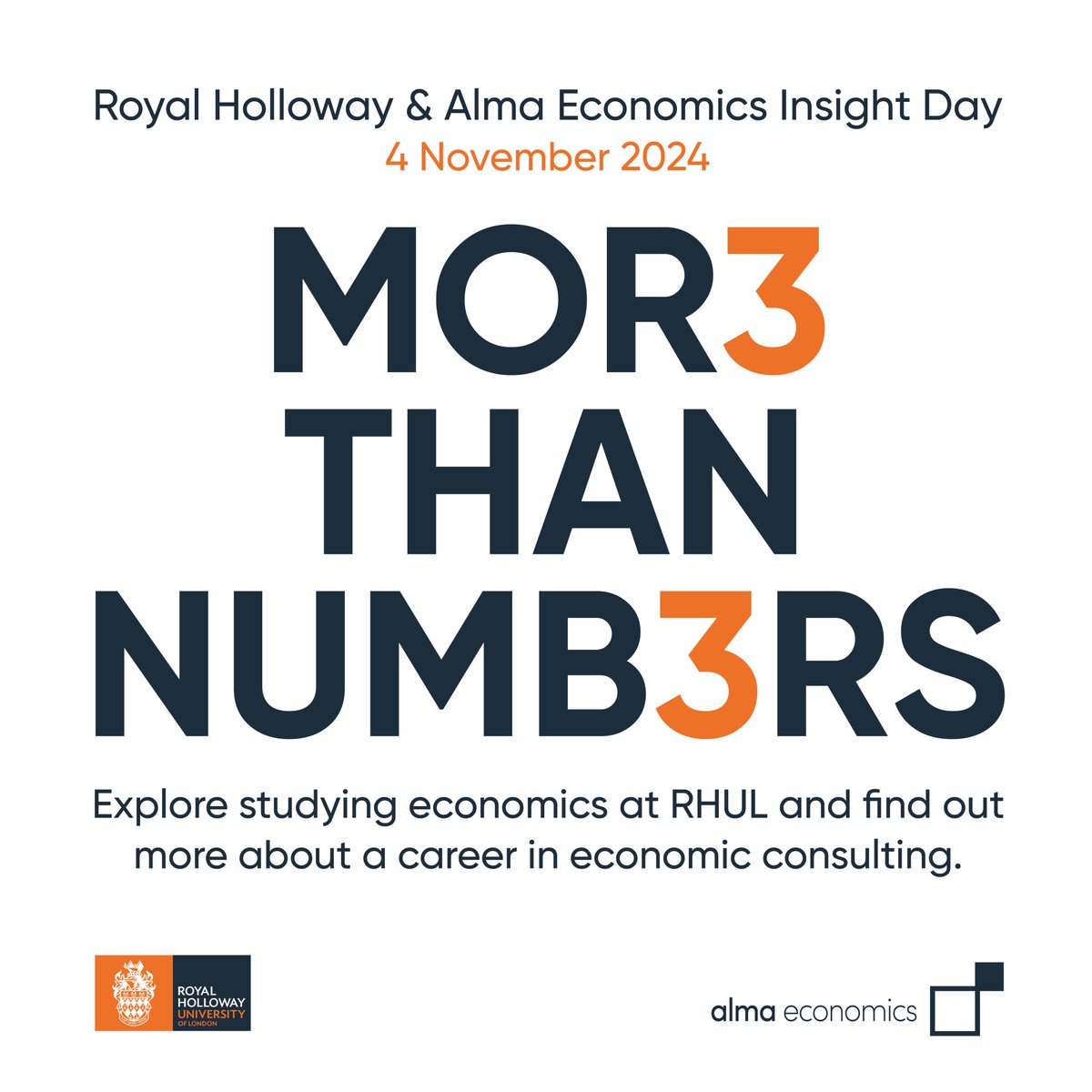 Royal Holloway Economics Department (@rhulecon) on Twitter photo π£ <a href="/RoyalHolloway/">Royal Holloway</a> and <a href="/almaeconomics/">Alma Economics</a> are on a mission to welcome sixth form students into the fascinating universe of #Economics and on the path to an exciting career! Joint βINSIGHT DAYβ in London on Nov 4!
π tinyurl.com/4fv5d346
#student #university #Alevel #DataScience π£ <a href="/RoyalHolloway/">Royal Holloway</a> and <a href="/almaeconomics/">Alma Economics</a> are on a mission to welcome sixth form students into the fascinating universe of #Economics and on the path to an exciting career! Joint βINSIGHT DAYβ in London on Nov 4!
π tinyurl.com/4fv5d346
#student #university #Alevel #DataScience