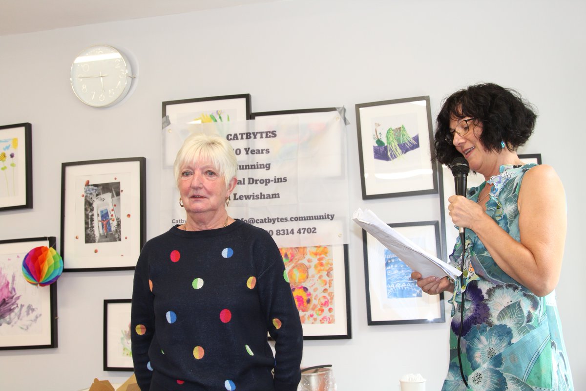 Catbytes CIC (@catbytescic) on Twitter photo 3 celebrations at Orchard Gardens yesterday. 10 years of Catbytes Digital Drop-ins, Jean getting a Lewisham Unsung Hero award, and Patricia's birthday. 🎈 🙌 🥂 Thanks to Councillor <a href="/Edison1d/">Edison Huynh</a> for coming along and joining in 3 celebrations at Orchard Gardens yesterday. 10 years of Catbytes Digital Drop-ins, Jean getting a Lewisham Unsung Hero award, and Patricia's birthday. 🎈 🙌 🥂 Thanks to Councillor <a href="/Edison1d/">Edison Huynh</a> for coming along and joining in
