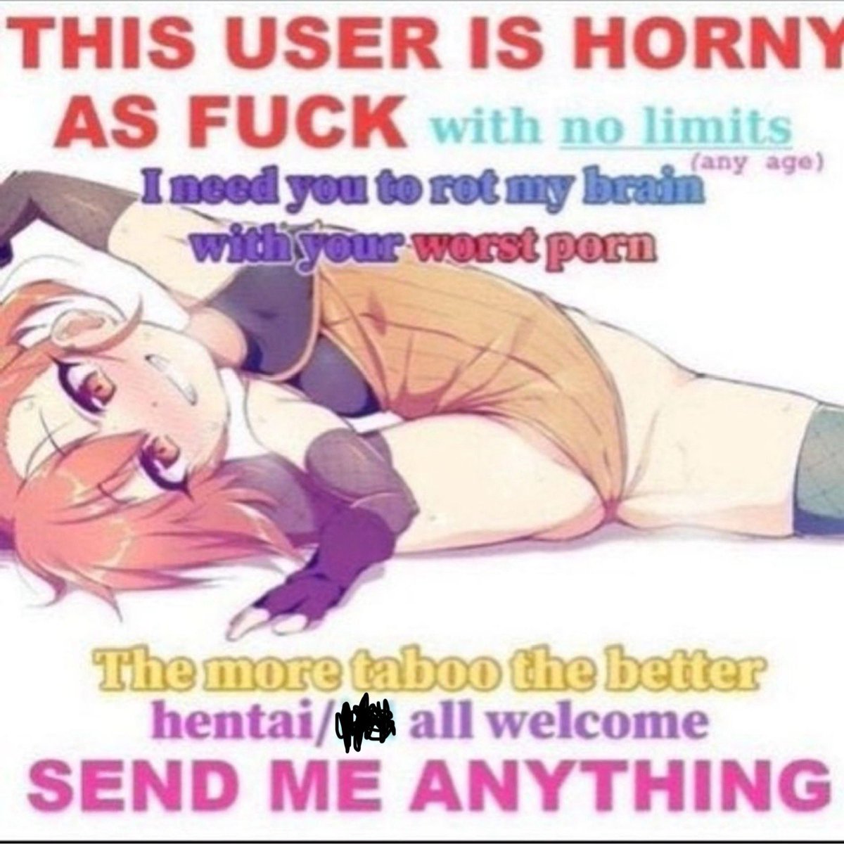 TransGoonMom's tweet photo. Fill my dms with as much hentai as possible no limit just don’t think I won’t return the favor teleguard id: 55X9T47S4 xxx #horny #hentai #goonette #dmsopen #dmme #nsfwtwt #kink #fetish #edging #sluts #hentai #hentai #gooning #nolimits #furry #futa  #sendmeanything https://t.co/jkh336SuAl