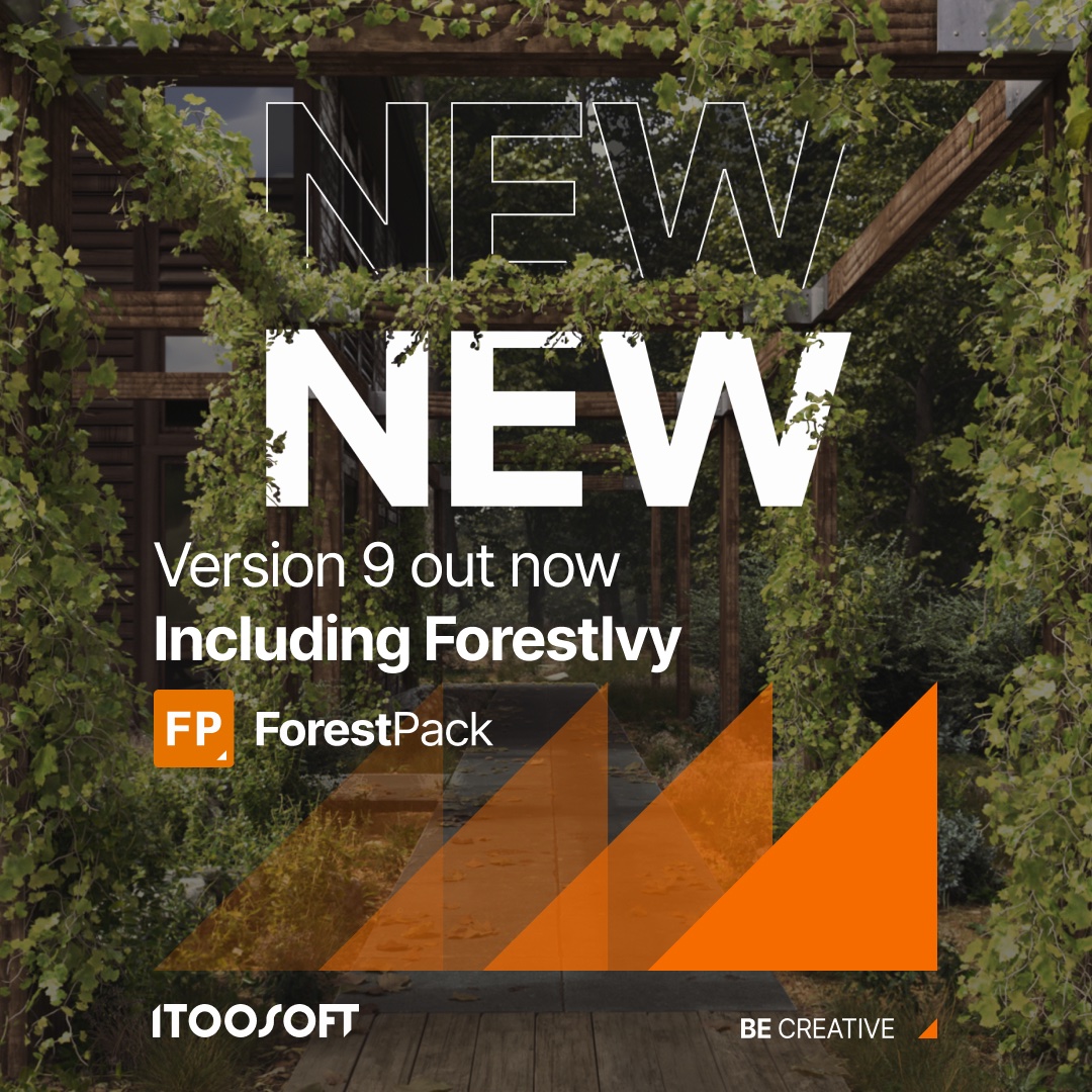 itoosoft's tweet photo. 🚨Breaking: #ForestPack9 is out NOW🚀! Introducing #ForestIvy, a new plugin exclusive to ForestPack Pro for creating procedural climbing plants in #3dsMax! Plus, support for Max 2025 & more invaluable features🛠! Check it out!:🔗 https://t.co/qhsqCOK7xP #forestpack #itoosoft https://t.co/x6OfmIsJua
