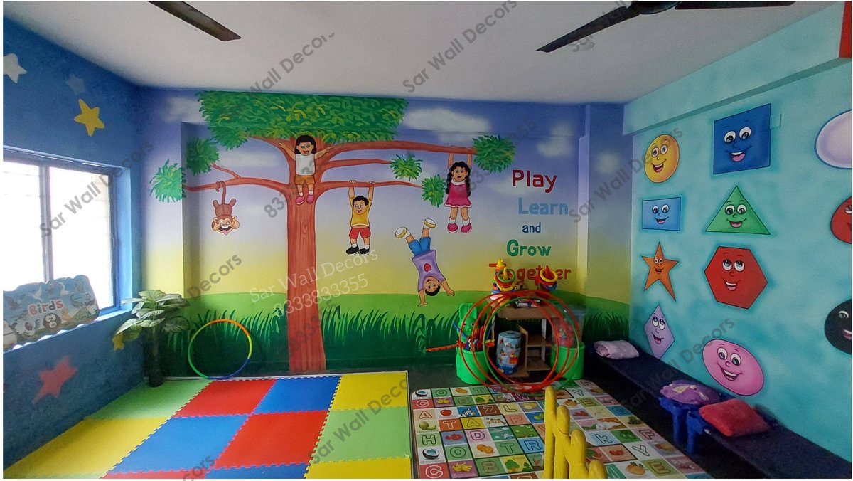 sarwalldecors's tweet photo. Play School Concept wall Painting in SREE ADITYA PLAY SCHOOL at Vansalipuram
#playschool #concept #wallpainting #cartoon
#classroom #educational #primaryschool
#kindergarten #playgroup #playgroupschool
#wallart #kids #JuniorKG #SeniorKG #paintingideas
#nurseryclass #sreeaditya https://t.co/RQARLXP32r
