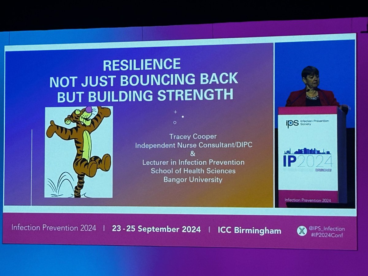Looking forward to listening to Tracey presenting the Cottrell lecture this morning. #IP2024Conf