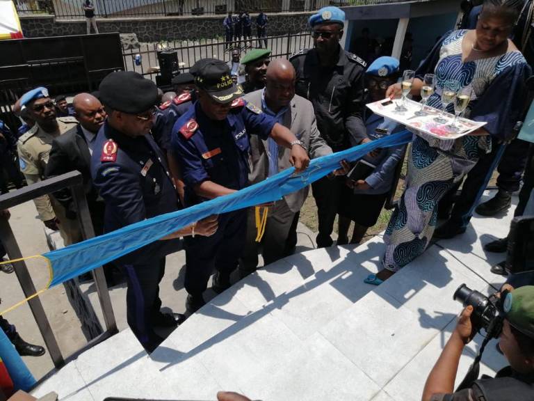 Inauguration et remise officielle du bureau de l’antenne provinciale de <a href="/igpnc2/">igpnc</a>. Construction financée par <a href="/MONUSCO/">MONUSCO</a> à travers <a href="/MonuscoPolice/">MONUSCO POLICE</a>  en vue d'améliorer le cadre de travail des agents de la police nationale congolaise.
<a href="/UNPeacekeeping/">UN Peacekeeping</a> 
<a href="/UNPOL/">United Nations Police</a>