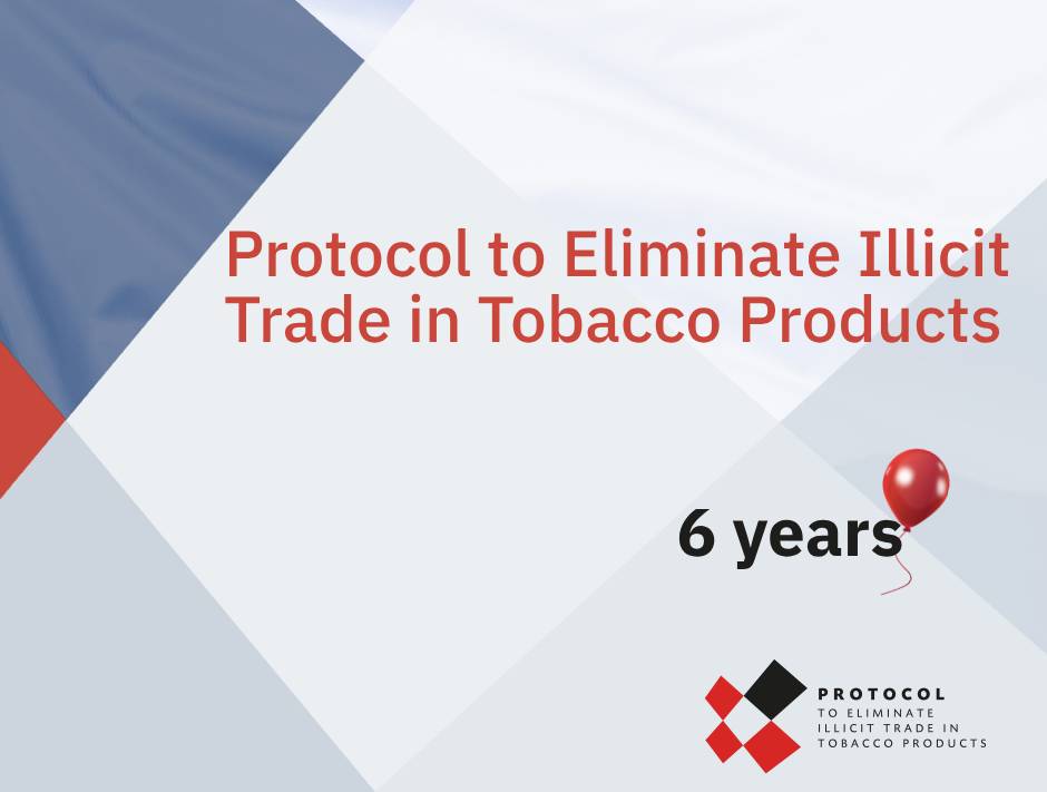 Six years on - The Protocol that supports countries to fight crime, poverty and strengthens health of populations.

Happy birthday🎉🎂to the #lllicitTobaccoProtocol

🔗fctc.who.int/newsroom/news/…