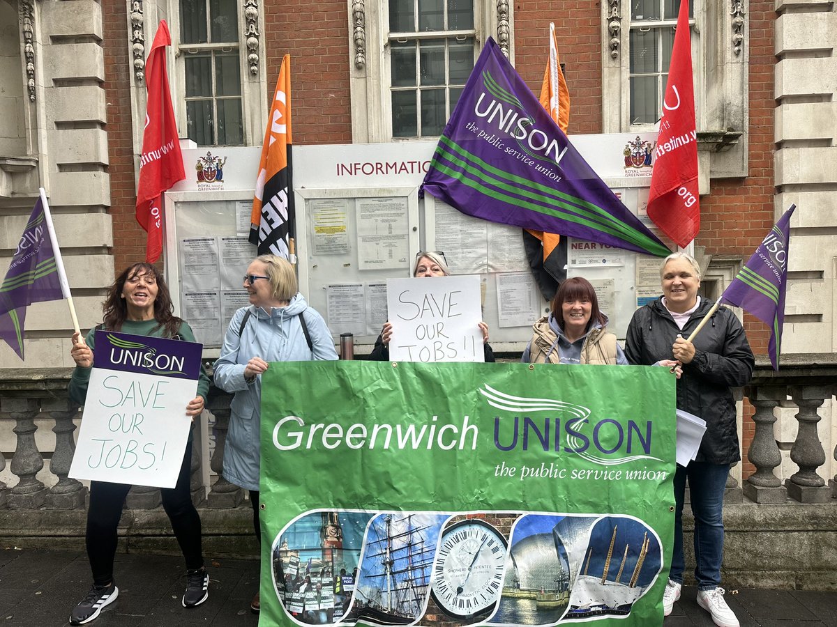 UNISON Greater London (@unisonglr) on Twitter photo 📣No Ifs, No Buts, No Education Cuts 📣<a href="/Royal_Greenwich/">Royal Borough of Greenwich</a> Mulgrave School support staff say Save Our Jobs! The staff are back on strike today in their fight against job cuts, scrapping of flexible working and downgrading of remaining staff. 📣No Ifs, No Buts, No Education Cuts 📣<a href="/Royal_Greenwich/">Royal Borough of Greenwich</a> Mulgrave School support staff say Save Our Jobs! The staff are back on strike today in their fight against job cuts, scrapping of flexible working and downgrading of remaining staff.