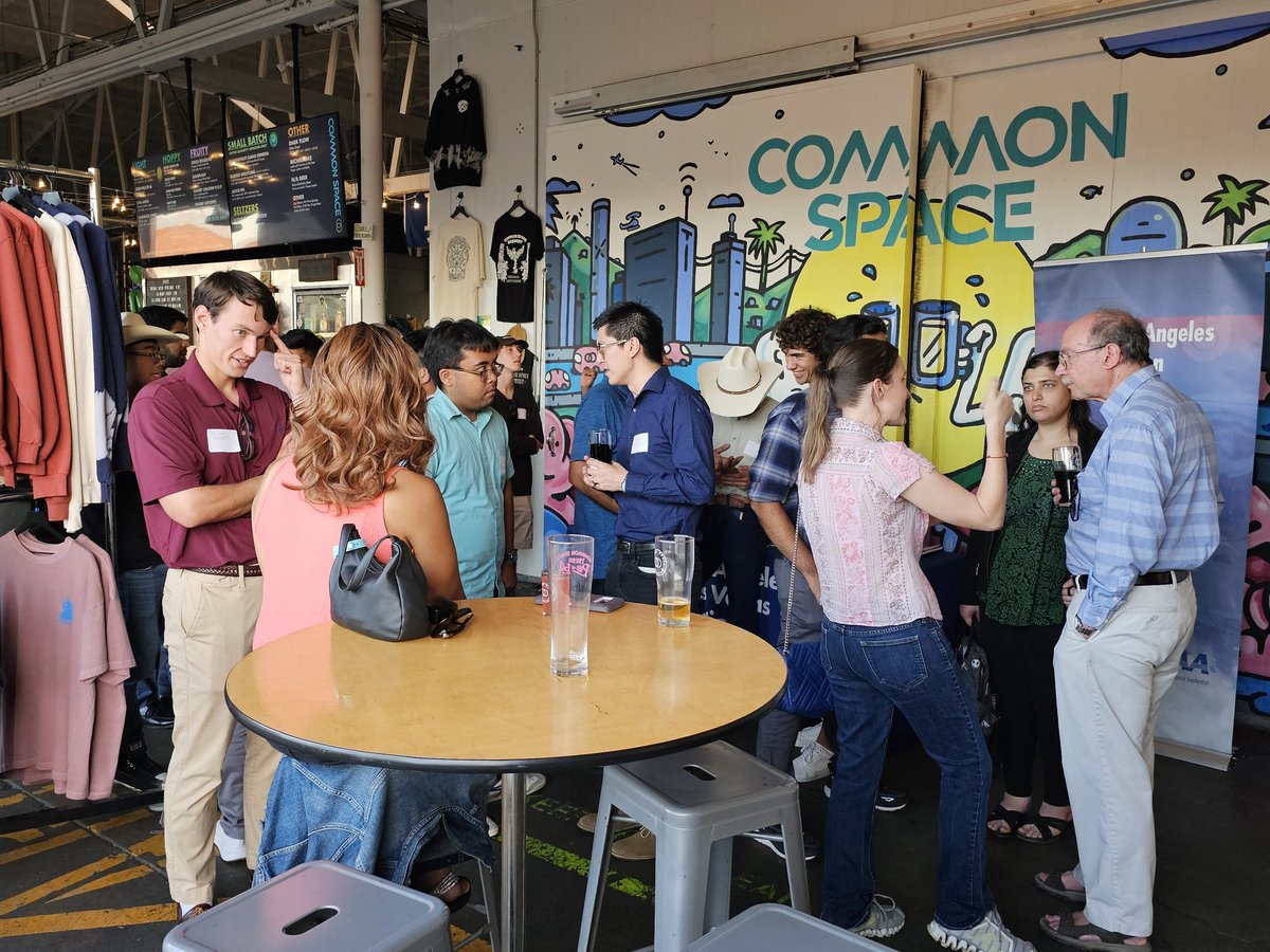 aiaa_lalv's tweet image. Thank you all for joining #AIAA #LosAngeles Section on #August27 for the #YoungProfessionals #Mixer (#EarlyCareer) at #CommonSpaceBrewery and have fun! AIAA LA is the networking platform for the local aerospace communities! Thank you #CommonSpaceBrewery! (lnkd.in/gbxyEsen)