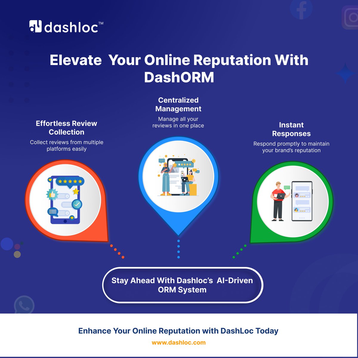 Stay ahead with #DashLoc’s AI-driven ORM! 
Manage customer reviews in real-time, boost trust, and enhance your brand’s visibility. 
Enhance your online reputation with #DashLoc today! 

#DashlocPlatform #ReviewManagement #DashORM #BrandVisibility #b2b #SaaS