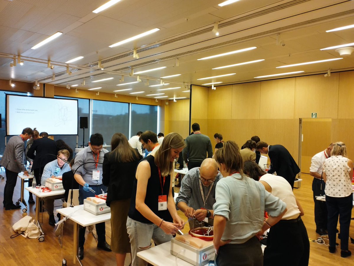 Back in action at the #ESVS2024 Annual Meeting in Krakow! Yesterday’s AAA Basic Workshop was an excellent opportunity to refine open surgical techniques. Grateful to the <a href="/ESVSmembership/">ESVS</a> for the opportunity to promote simulation-based training #SimuVasc #vascularsurgery