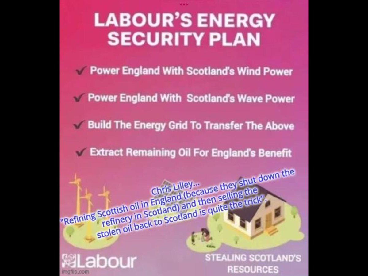 Sheilam19534814's tweet photo. Yet More #LabourLIES from
🇬🇧Labour Porkies in Chief
Scotland will be paying price of
FAILED Labour PFI Scam for DECADES to come
&
GB Energy is another #LabourSCAM that does
NOTHING for Scotland
INDEPENDENCE is only way forward for Scotland
with 100% control of our OWN RESOURCES https://t.co/bo4pIUTyZo