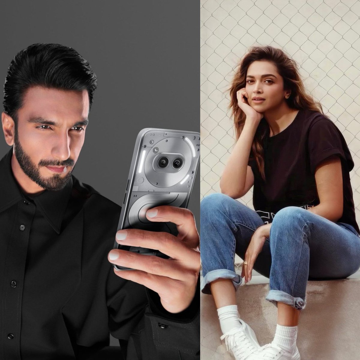 Ranveer Singh and Deepika Padukone recently released ads. 

#NothingPhone #LevisJeans #RanveerSingh #DeepikaPadukone #DeepVeer