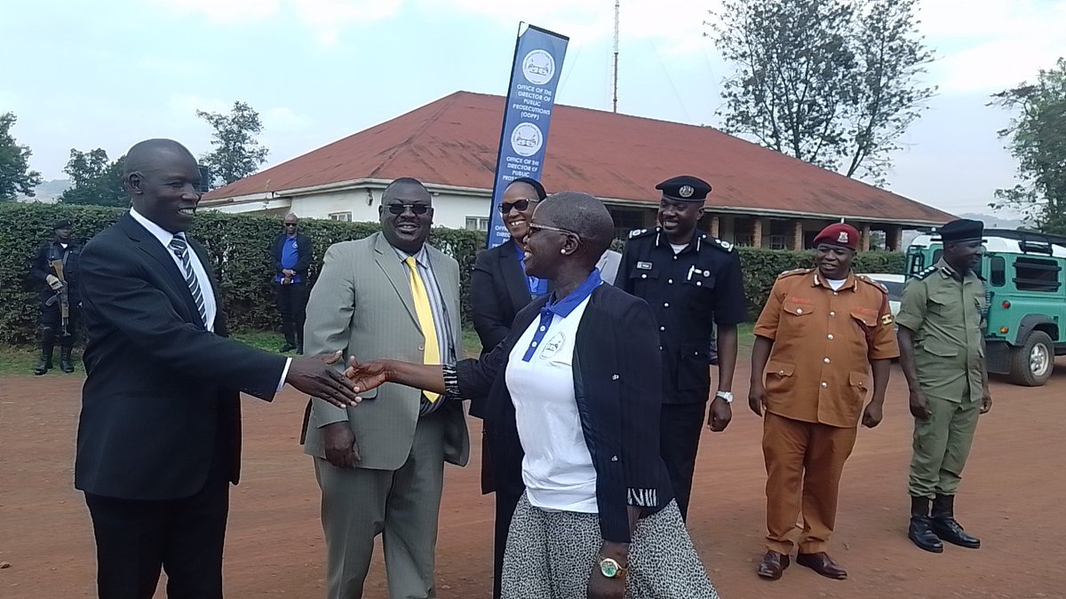 TheSourceUg's tweet photo. The Director of Public Prosecutions, Hon. Lady Justice Jane Frances Abodo, has arrived in Kabale District to preside over the @ODPPUGANDA Baraza. https://t.co/cjFUrUoyXK