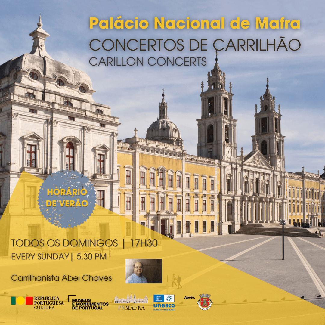 And until October 27th, don't miss the opportunity to watch the Carilhão Concerts for free, every Sunday, at 5:30 pm. 3/3
+ info ➡️bit.ly/3Z7dpvl
#visitportugal #portugal #LisbonRegion #Culture