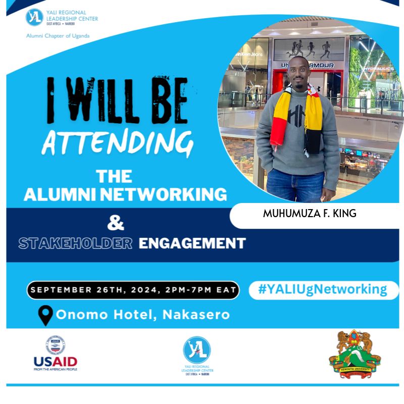 ABirungii's tweet photo. It's tomorrow!
One of the mandate of @YALIRLCAlumniUg is to create opportunities for growth of the Alumni and their initiatives. It's tomorrow and we shall all be there.
@YALIRLCEA, @usmissionuganda, @Fmairah1, @MuhumuzaF_King
#YALIUgNetworking https://t.co/O3F0bqZnvQ