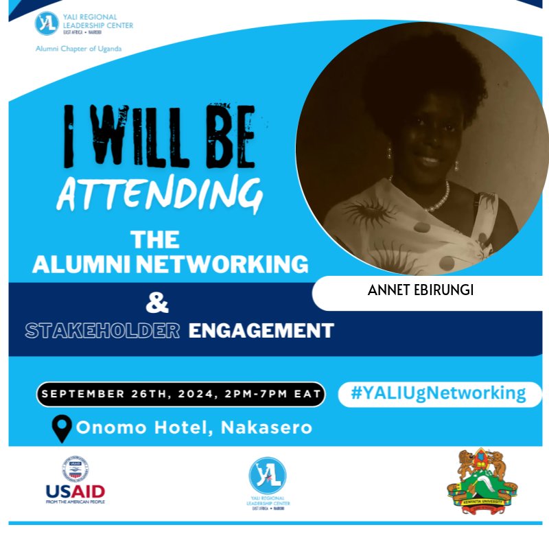 ABirungii's tweet photo. It's tomorrow!
One of the mandate of @YALIRLCAlumniUg is to create opportunities for growth of the Alumni and their initiatives. It's tomorrow and we shall all be there.
@YALIRLCEA, @usmissionuganda, @Fmairah1, @MuhumuzaF_King
#YALIUgNetworking https://t.co/O3F0bqZnvQ