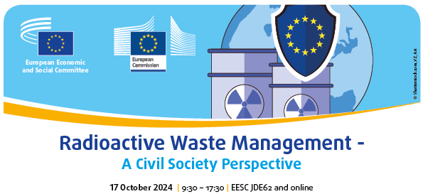 EESC_PRESS's tweet photo. 🆕 @EU_EESC to discuss #RadioactiveWasteManagement @EESC_TEN @EUScienceInnov
📌 17 OCT 2024 in Brussels
Find out more: https://t.co/8qaRiL48Al
📩 Press registration: press@eesc.europa.eu https://t.co/s201vEWXXV