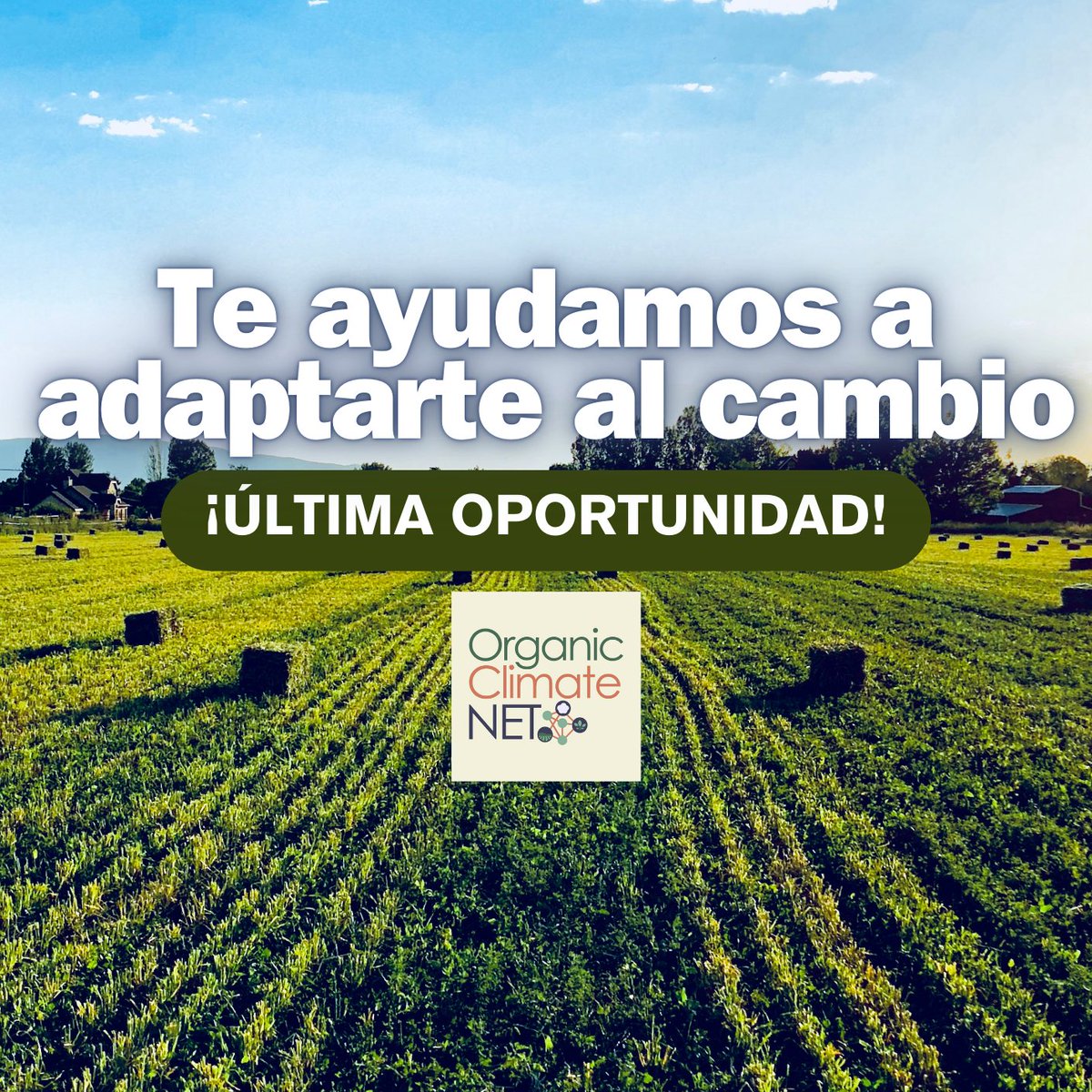 Ecovalia's tweet image. ⏳ ¡Últimos días para unirte a Organic Climate NET y formar parte de una red internacional que lucha contra el cambio climático desde la agricultura ecológica! 
Descubre cómo unirte: ecovalia.org/organicclimate… 
#OrganicClimateNet #FincaEcológica #CambioClimático