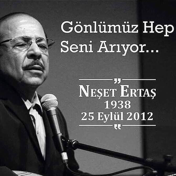Türk halk müziğinin bozlak ustası, sözleriyle ve bağlaması ile kalplerimize dokunan Anadolu’nun yetiştirdiği büyük halk ozanı Neşet Ertaş ustayı ebedi aleme göçünün yıl dönümünde saygı ve rahmetle anıyorum.
Türküleri ile her daim bizimle yaşayacak.
Mekanı cennet olsun🤲