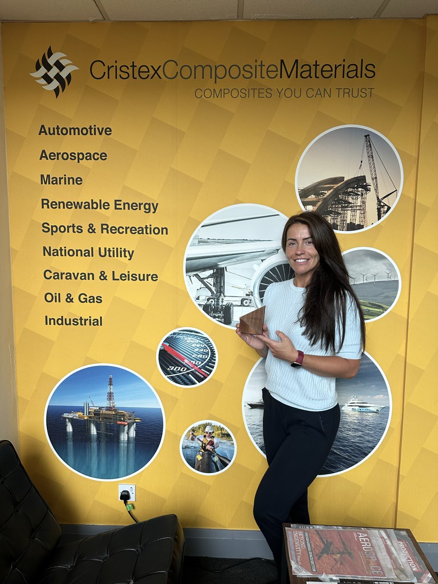 Cristex's employee of the month for September is our HR Manager, Emma! 🎉 

Emma always has a positive impact across all departments that make up the Cristex team and is fully deserving of this month's employee of the month.

Congratulations Emma💛 

#Cristex #EmployeeOfTheMonth