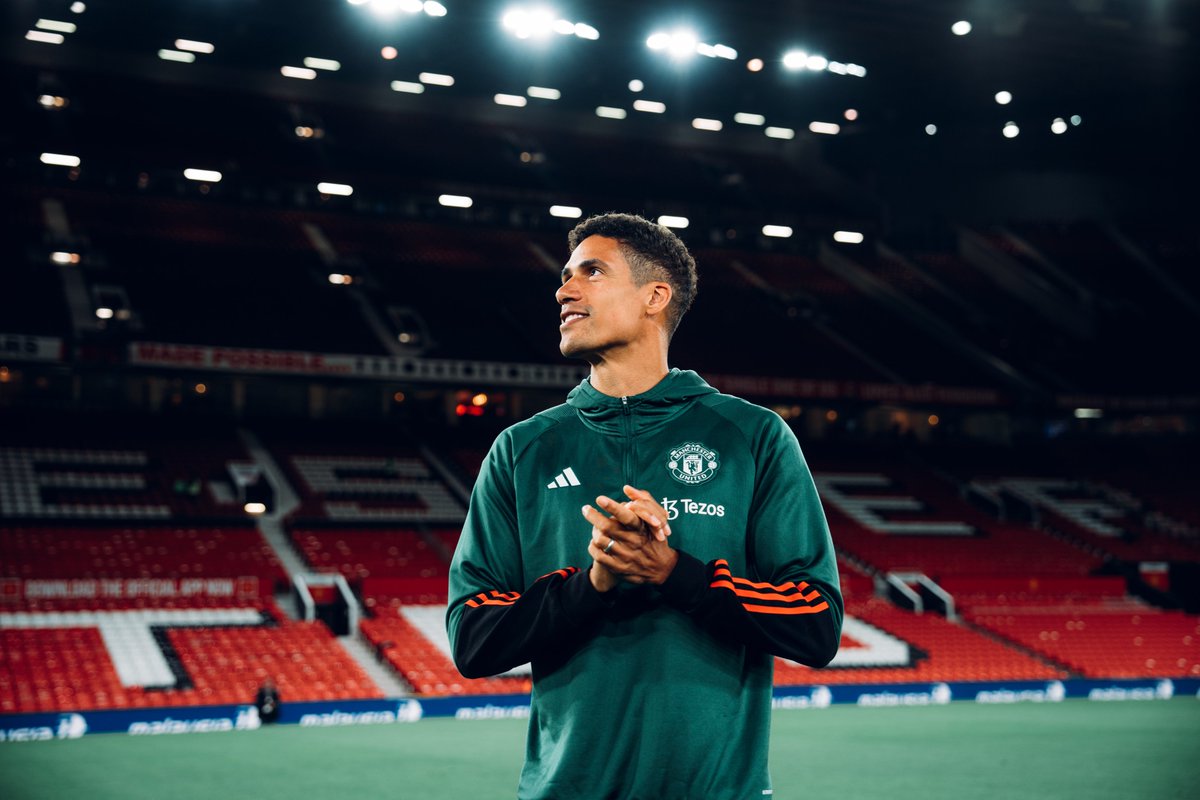 Manchester United (@manutd) on Twitter photo To @RaphaelVarane,
You represented our colours with great distinction during your three seasons at Old Trafford.
We thank you for your humility, leadership and commitment. May these qualities serve you well in your next venture.
Once a Red, always a Red.
Yours,
<a href="/ManUtd/">Manchester United</a> ❤️ To @RaphaelVarane,
You represented our colours with great distinction during your three seasons at Old Trafford.
We thank you for your humility, leadership and commitment. May these qualities serve you well in your next venture.
Once a Red, always a Red.
Yours,
<a href="/ManUtd/">Manchester United</a> ❤️