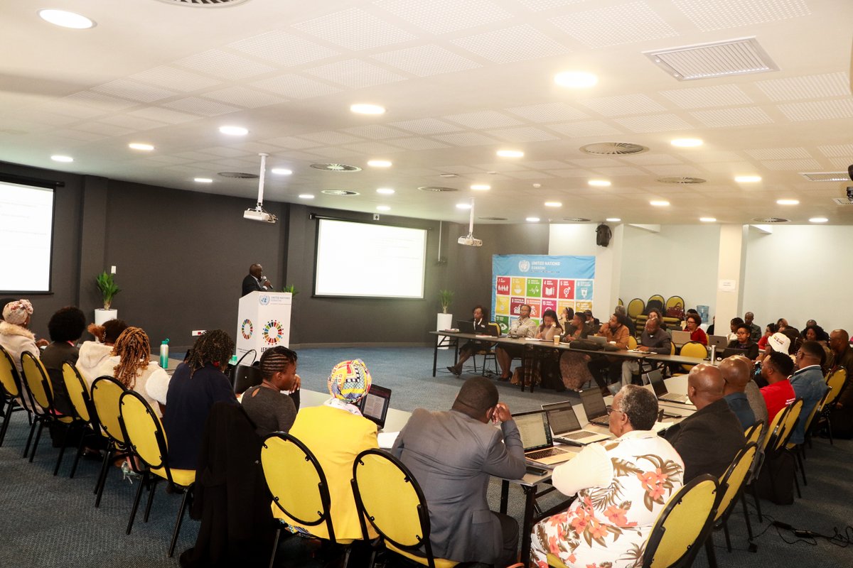 UNEswatini's tweet image. “Today’s session highlighted the importance of data-driven analysis &amp;amp; collaboration to shape an inclusive future for Eswatini,” said Nessie Golakai, UNDP Deputy Resident Rep. We are committed to a #CooperationFramework that addresses the needs of all. #UNEswatini