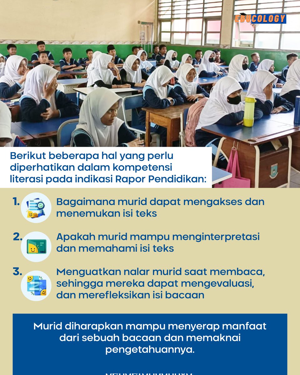 educology_id's tweet photo. Ternyata Platform Merdeka Mengajar (PMM) juga bisa membantu Bapak/Ibu guru untuk memperkuat kompetensi literasi loh! Ingin tahu selengkapnya?
Yuk, simak ulasan berikut!
#KurikulumMerdeka #PlatformMerdekaMengajar https://t.co/1Qo2PoJ7jF