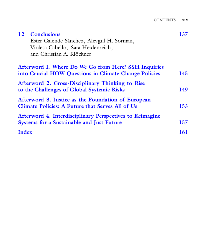 Violeta Cabello Villarejo 🇵🇸 (@vcabellov) on Twitter photo 📢Thrilled to announce new OA 🔖 Strengthening European Climate Policy
✨10 policy recommendations from 10 SSH-STEM collaborations
✨ 1/3 books from <a href="/SSHCentreEU/">SSH CENTRE EU</a>
Edited with Ester Galende, <a href="/AlevgulS/">Alevgul Sorman</a>, Sara Heidenreich, Christian Klöckner & outstanding team of contributors 📢Thrilled to announce new OA 🔖 Strengthening European Climate Policy
✨10 policy recommendations from 10 SSH-STEM collaborations
✨ 1/3 books from <a href="/SSHCentreEU/">SSH CENTRE EU</a>
Edited with Ester Galende, <a href="/AlevgulS/">Alevgul Sorman</a>, Sara Heidenreich, Christian Klöckner & outstanding team of contributors
