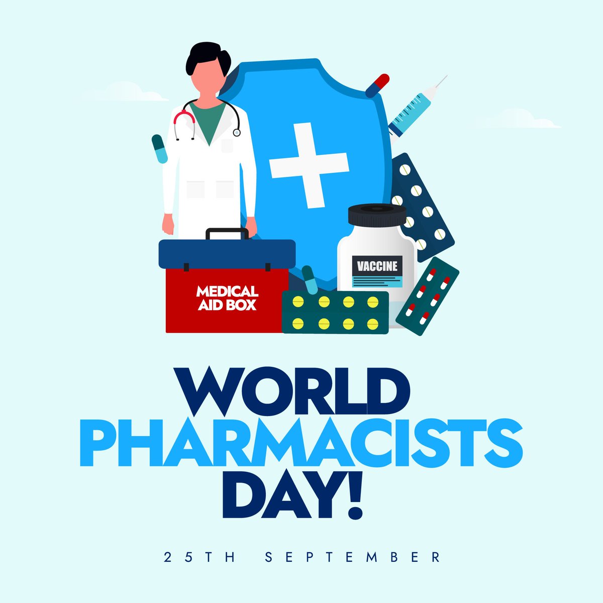 Happy World Pharmacists Day🥳.

Celebrating Pharmacists as they strive towards Meeting Global Health Needs.