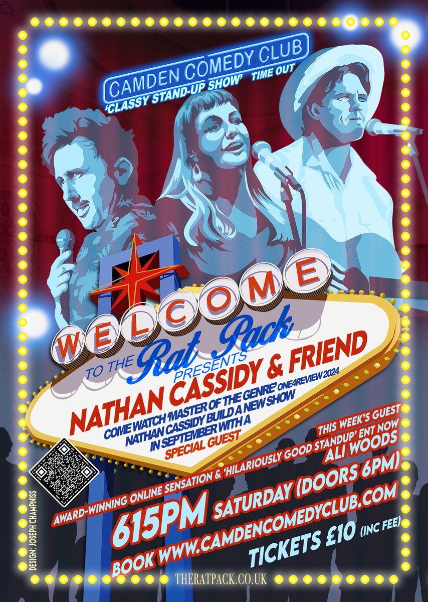 THIS WEEKEND <a href="/CamdenComedy/">Camden Comedy Club</a> packed with TV stars &amp; award-winning comics
FRIDAY 8pm inc <a href="/mikesheer/">MIKE SHEER</a> <a href="/GabrielEbulue/">Gabriel Ebulue</a> <a href="/runitalwar/">Runi Talwar</a> 
SAT 615pm <a href="/nathancassidy/">Nathan Cassidy</a> <a href="/AliWoodsGigs/">Ali Woods</a> 
SAT 8pm <a href="/lily_comedy/">LilyPhillipsComedy</a> <a href="/shalakakurup/">Shalaka</a> <a href="/AlexKitson0/">Alex Kitson</a> 
GRAB TICKETS ALWAYS SELLS OUT £10-£12.50
camdencomedyclub.com