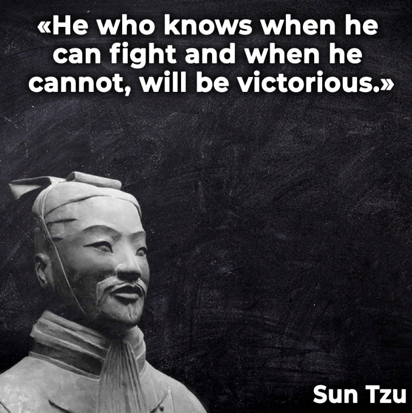 valueover_hype's tweet photo. In investing, knowing when to take risks and when to be cautious leads to lasting success.
”He who knows when he can fight and when he cannot, will be victorious.”
~ Sun Tzu
#financialfreedom #investing #financialliteracy #debtfreejourney #longterminvesting #multipleincomes https://t.co/eituAFADNP