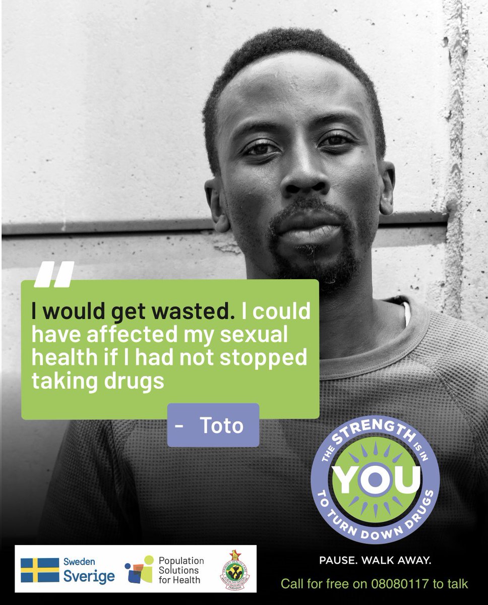 Celebrating Toto, a Drug Prevention Champion who found the strength to turn down drugs. As we celebrate Toto today, remember that it’s possible to overcome drugs.
#StrengthIsInYou-toturndowndrugs, #SimbaRiriMauri-kurambaZvinodhaka, #AmandlaAkuwe-OkwalaIzidakamizwa