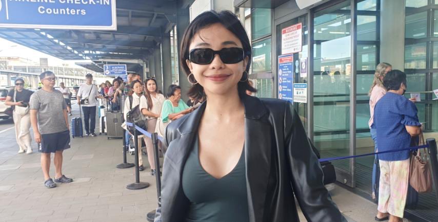 ABSCBNNews's tweet photo. Have a safe trip, Maymay!   

Maymay Entrata is set to turn heads as she departs for France, where she'll attend Paris Fashion Week and work on an exciting special project. | via @annacerezo_ https://t.co/MNDcxNX8JG