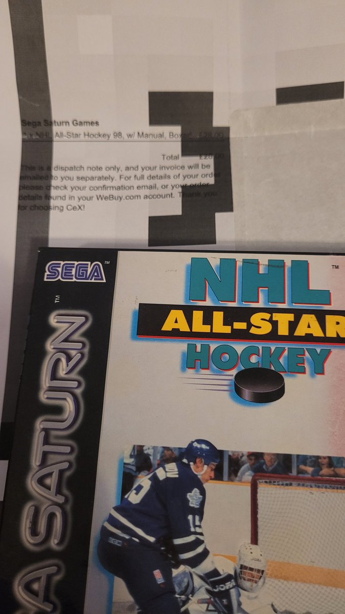 The second time I ordered NHL all stars 98 and got a copy of NHL all stars. <a href="/Cex/">CeX</a>