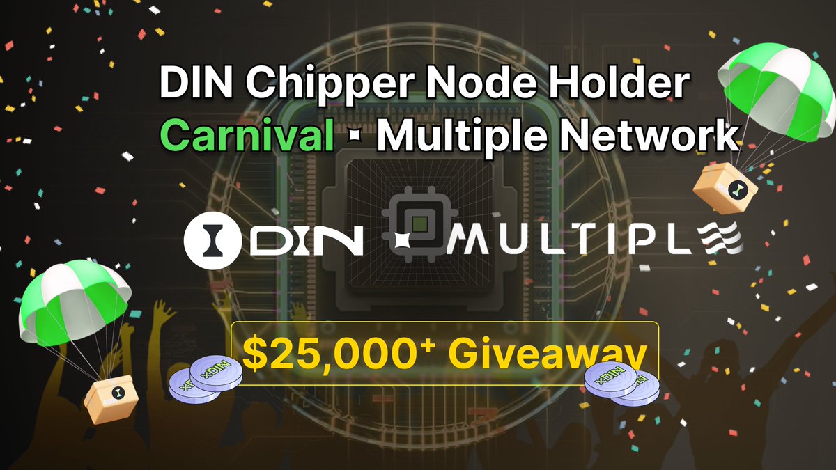 <a href="/litentry/">Litentry</a> 🎇 Carnival Wave 2: Multiple Network Edition! $25,000 #Airdrop for Chipper Node Holders!

#DIN Chipper Node Holder Carnival is rolling out in waves! We’re teaming up with <a href="/MTP_Network/">Multiple Network</a> to offer over $25,000 in #giveaways on <a href="/Galxe/">Galxe</a>. Node holders, get ready to unlock your exclusive